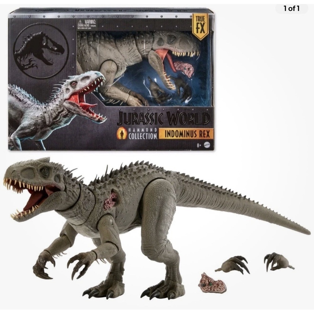 Jurassic World Hammond Collection Indominus Rex Deluxe Action Figure IN HAND!